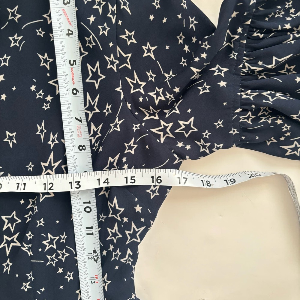 DELILAH CELESTIAL STAR PRINT WRAP ROMPER WOMEN SIZE 2/4 - Picture 11 of 15